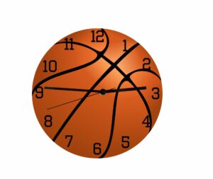 Pătrunde în atmosfera jocului de baschet chiar în propriul tău cămin cu acest ceas de perete în formă de minge de baschet. Indiferent dacă este pentru sufragerie, dormitor sau sala de sport, acest ceas de perete Minge baschet îți va aminti mereu de pasiunea ta pentru acest sport extraordinar.