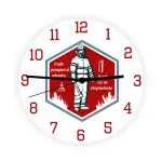 Ceas de perete Pompier - Un omagiu adus eroilor noștri în uniformă