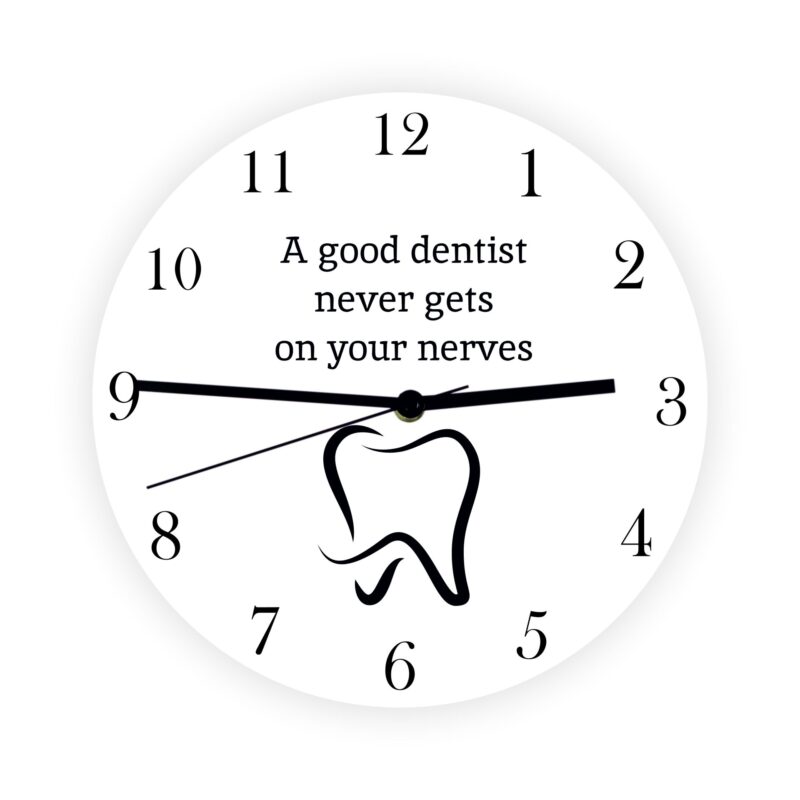 Ceas Dentist personalizat, ideal pentru cabinete stomatologice moderne